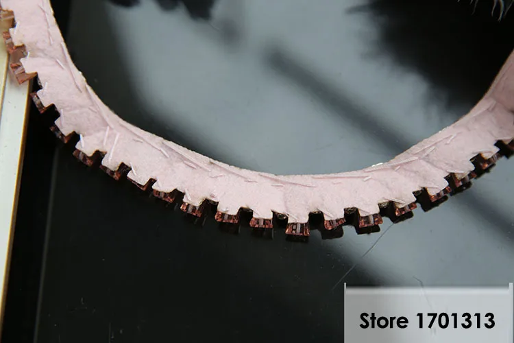 3*29cm handmade beaded collar patches for clothing Sequins Trimmings wedding dresses DIY sewing accessories trim tailor | Дом и сад