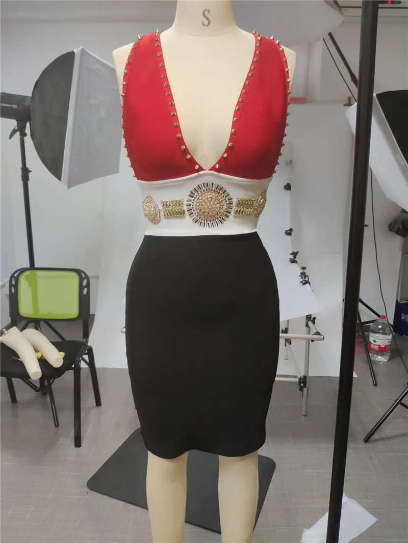 Осеннее Сексуальное Женское Платье с открытой спиной и v-образным вырезом