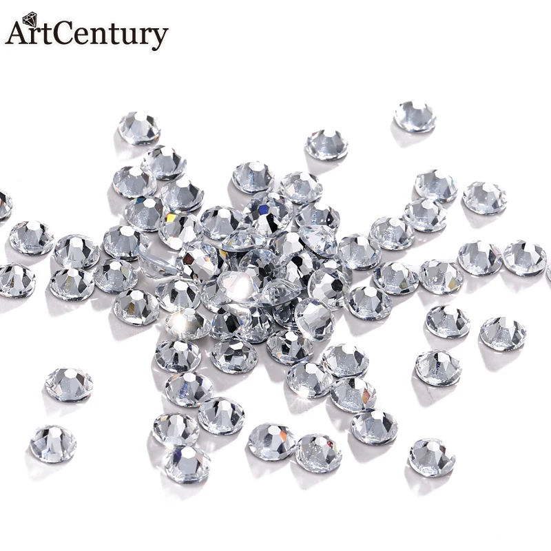 Super Shiny Crystal Flatback Hotfix Rhinestones 7Big 7Small Facets Machine 14 More For Transfer Motifs SS6 To SS40 | Дом и сад