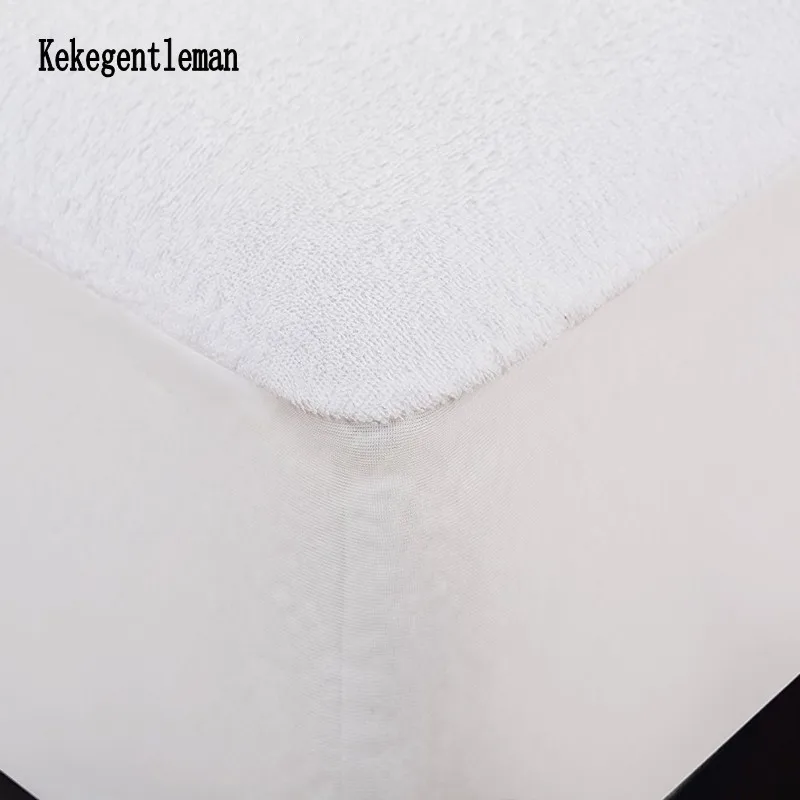 

Russian 160*200cm Terry TPU Waterproof Mattress Protector Cover With Elastic Band Breathable Baby Pet Pregnant Sheet