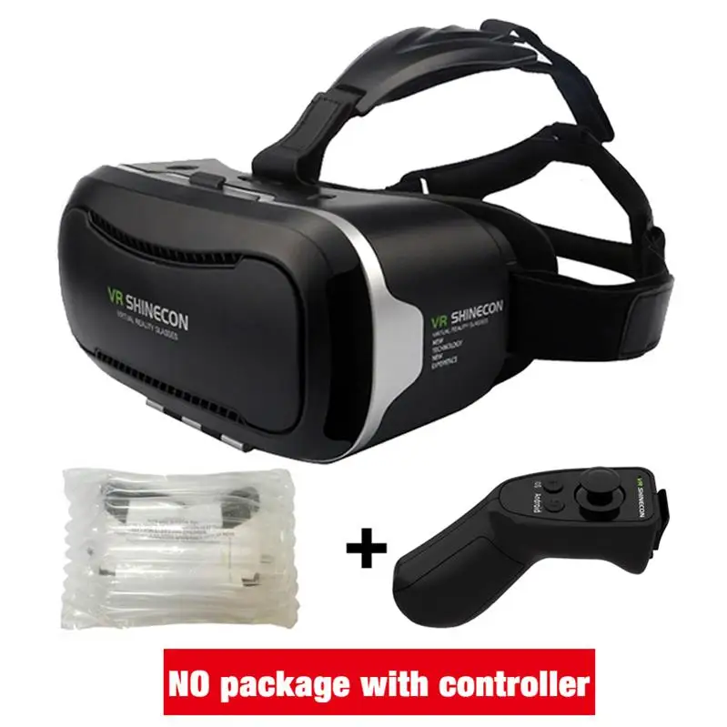 OptionsB VR shinecon 4,0 3D очки виртуальной реальности очки VR BOX 2,0 google картон с гарнитурой для 4,3-6,0 дюймового смартфона - Цвет: OptionsB