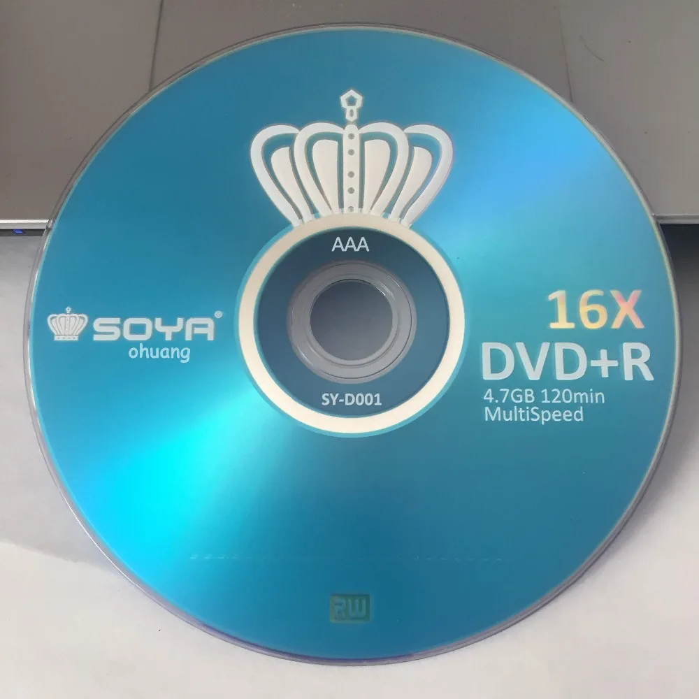 Оптовая продажа 50 дисков A + soy King Blue 16x4 7 ГБ чистый Печатный DVD R| |