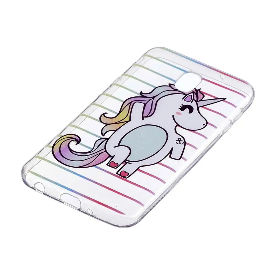 Чехол для телефона samsung J2 J4 J6 2018 Coque с изображением милой радуги и cat из