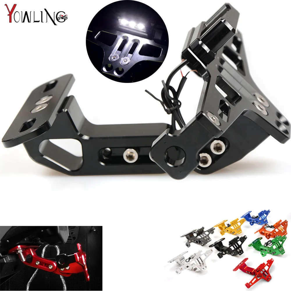 Motorcycle License Plate Bracket Licence Plate Holder For BMW F800GS F800S F800R F800GT F800ST F650GS F700GS HP2 SPORT S1000RR