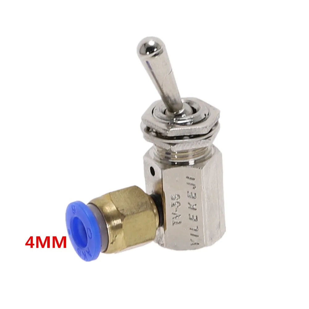 

Положение выхлопного клапана 2-сторонний ВКЛ./ВЫКЛ. M5 резьбовой переключатель TV-3S 2 Пневматический Механический клапан w Fiittings