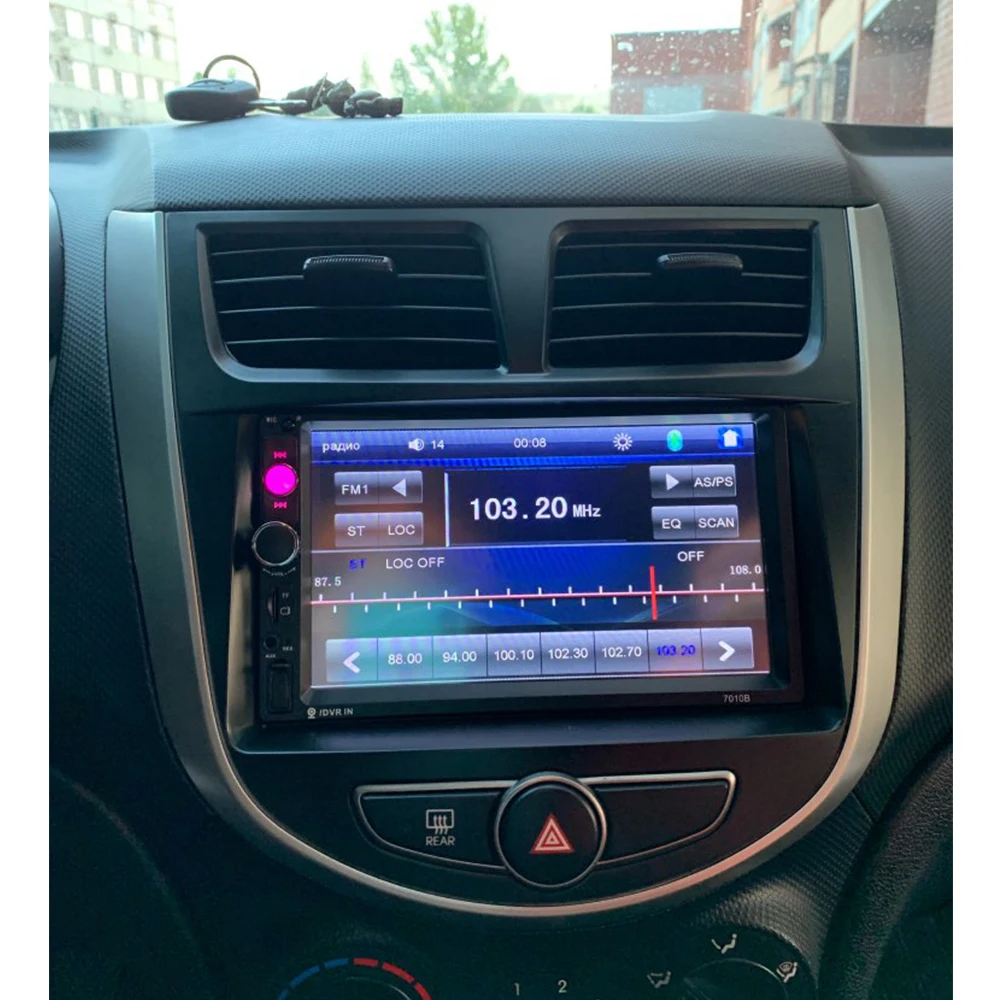 Радио фасции Для hyundai I-25 Accent Solaris Verna аудио панель Dash крепление DVD отделка комплект для ремонта лица объемный CD рамка 2 Din