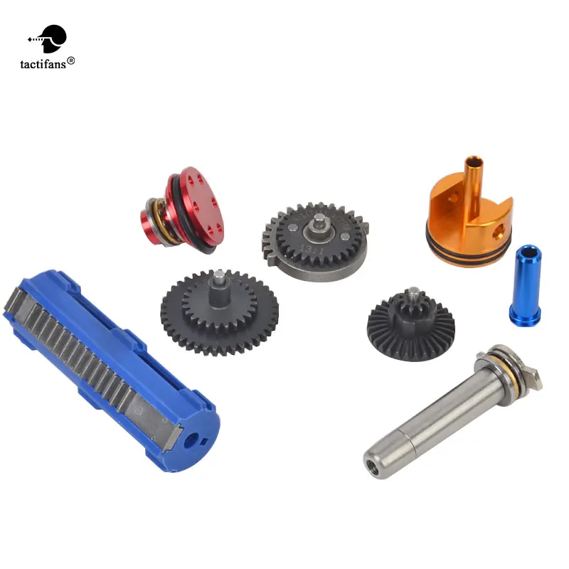 

For G36 Tune Up Kit MA 13:1&16:1 Super High Speed Gear 14 Teeth Piston Cylinder Piston Head Spring Guide Nozzle Set