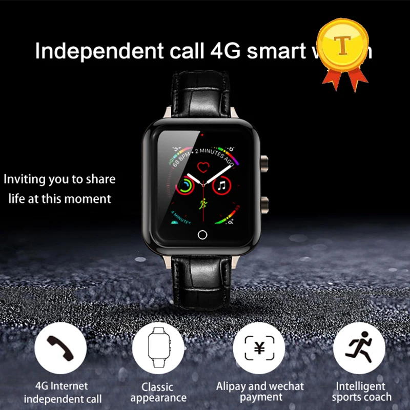 2019 Smart Watch 4GB Android 6.0 SmartWatch WIFI Nano SIM Card with play music Heart Rate Monitor support Dutch Latvian Estonian |