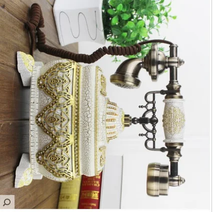 Классический ретро телефон в Европейском стиле антикварный домашний декор