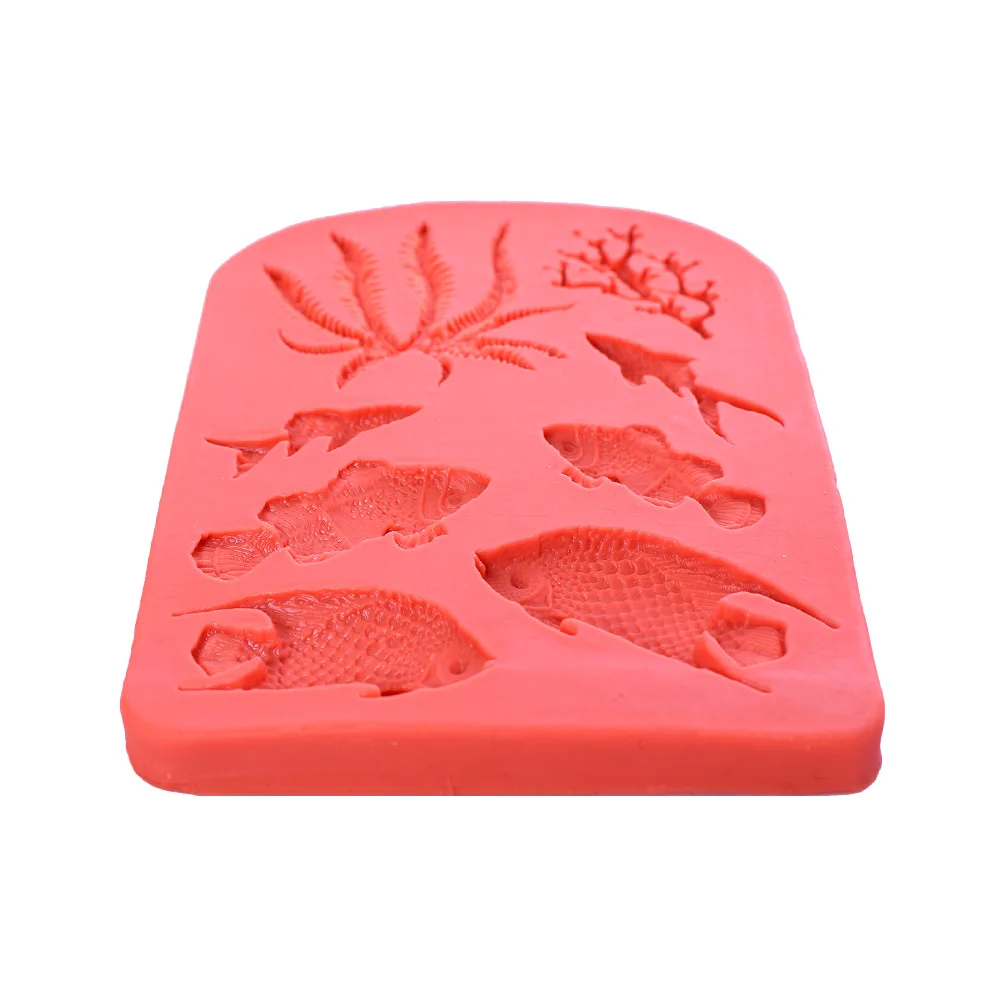 Кои Карп Желе Рыбы мыло Шоколад силиконовая форма для выпечки торт прессформы