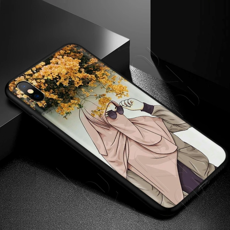 Лаваза исламский мусульманский хиджаби девушки арт чехол для iPhone 11 Pro XS Max XR X 8 7 6 6S