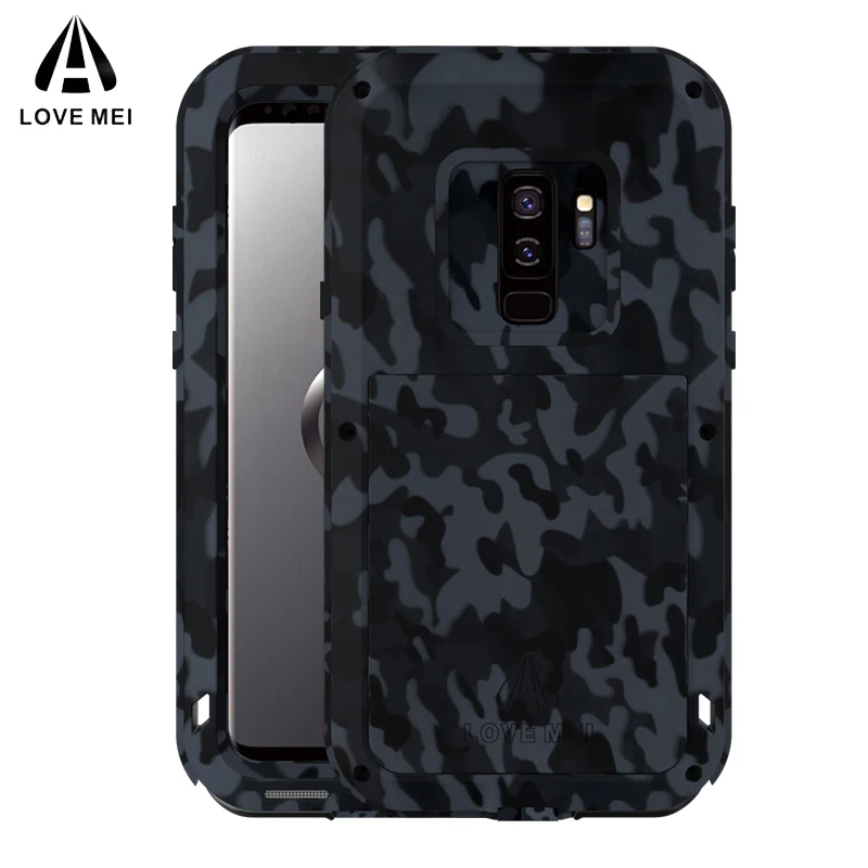 S9 камуфляж мощный ударопрочный чехол для samsung Galaxy плюс LOVEMEI жизнь
