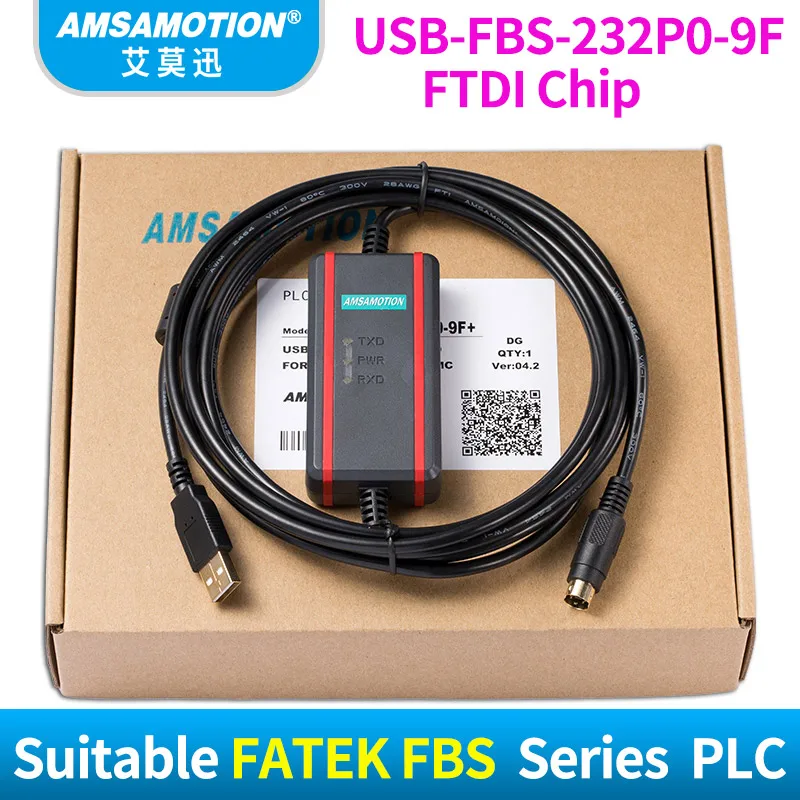 USB-FBS-232P0-9F скачать линия подходит FATEK ПЛК серии Кабель для программирования