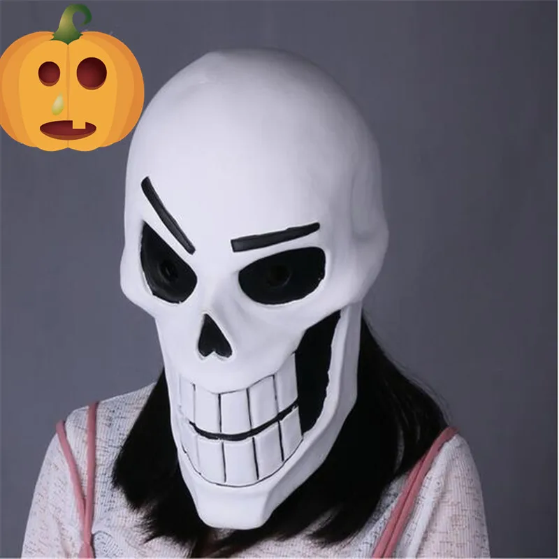 Горячее предложение игры Undertale маска жесткий латекс Косплэй без папируса шлем