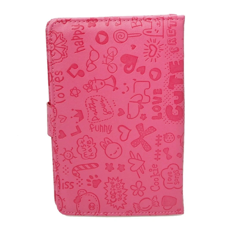 7 &quotпланшетный ПК Универсальный PU кожаный чехол невидимая Магнитная кнопка |