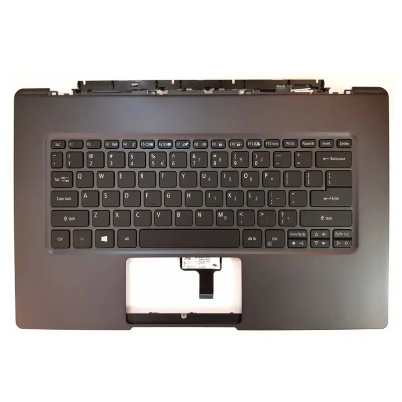 GZEELE NEW for Acer Aspire R7-372 R7-372T Laptop Black Upper Case Palmrest &amp Keyboard KB bezel US version 6B.G8SN5.005 | Компьютеры и