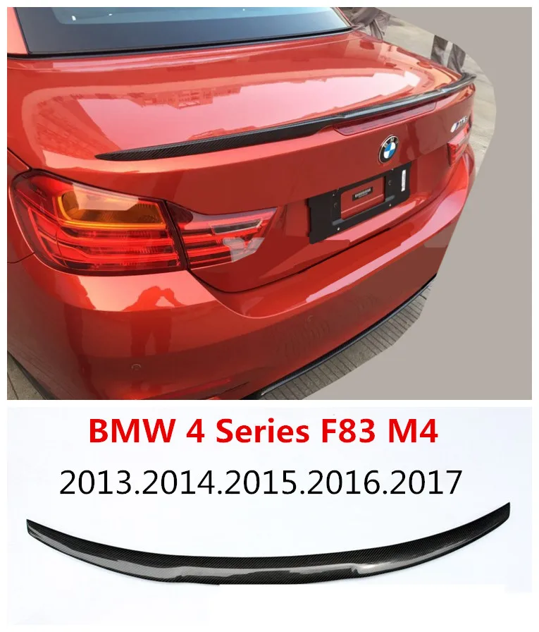 HLONGQT спойлер из углеродного волокна для BMW 4 серии F83 M4 2013.2014.2015.2016.2017
