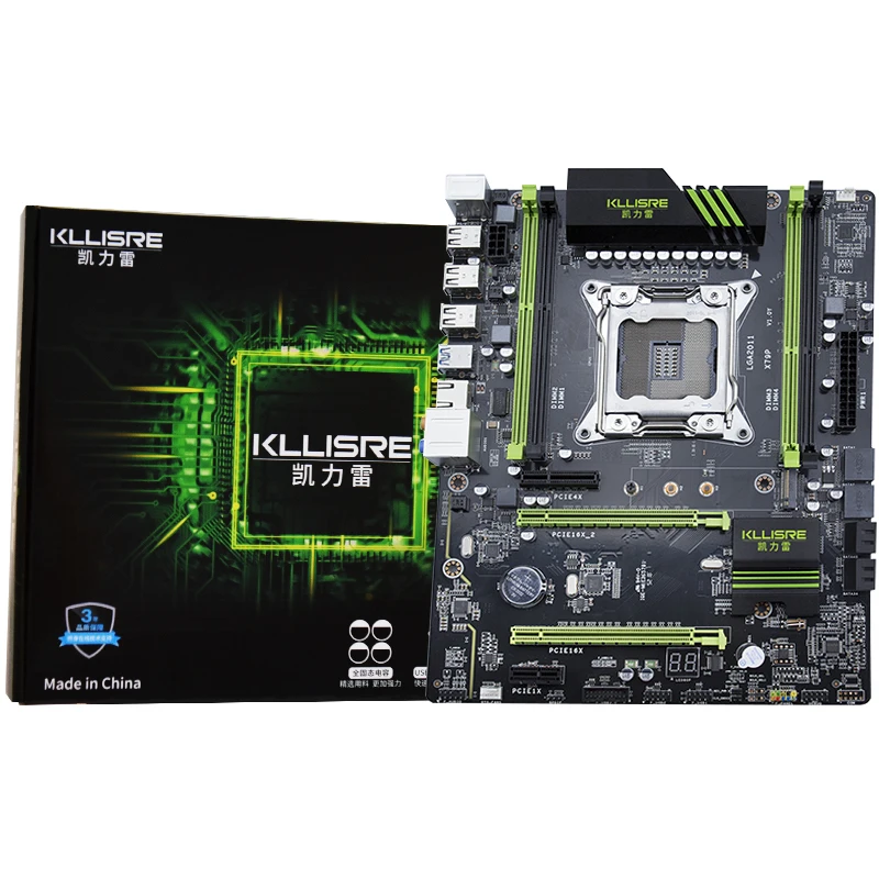 Kllisre X79 материнская плата с Ксеон E5 2689 2x8GB = 16 Гб 1600 МГц DDR3 8 память ECC Reg блок питания
