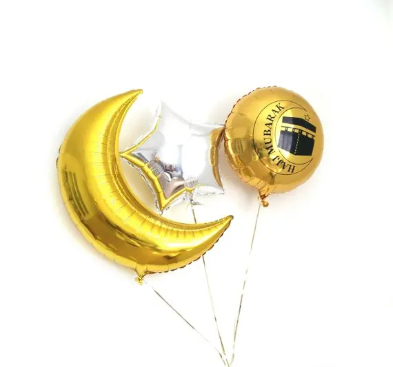 5 шт. рамадам украшения шар ИД Мубарак гелий Globos для мусульман вечерние поставки