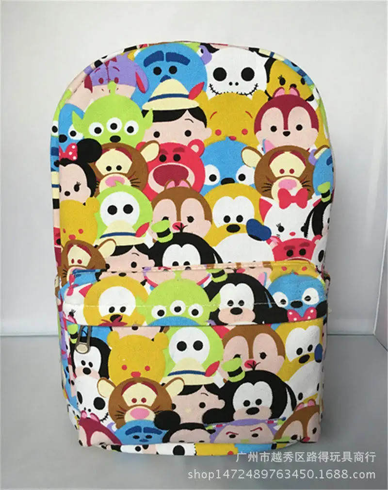 Дисней Микки Маус мультфильм детский рюкзак сумка для школы tote Досуг начальной школы студенческая мода путешествия - Цвет: 7