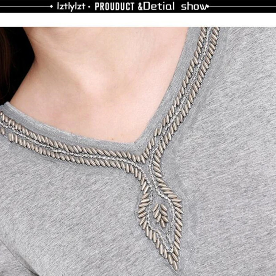 Летние трикотажные женские Топы корректирующие серый Повседневное заклепки