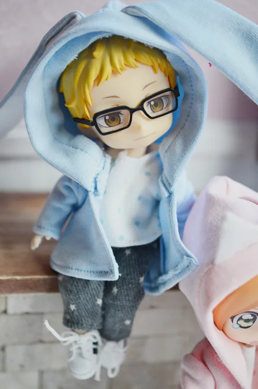 Obitsu11ob11cu poche кукла пальто для 1/12 bjd Толстовка candie цвета Кукла аксессуары ob11 заячьи