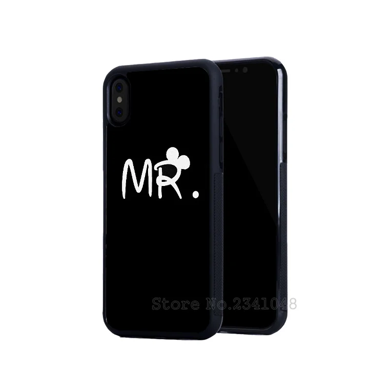 Mr Mrs BFF лучшие друзья черный силиконовый мягкий чехол для телефона iPhone 5s se 6 6s plus 7