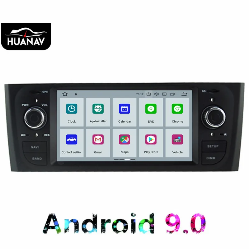 Android 9 0 без DVD Автомобильный Радио плеер GPS навигация для FIAT Punto 2005 2009 Fiat Linea 2007 2011