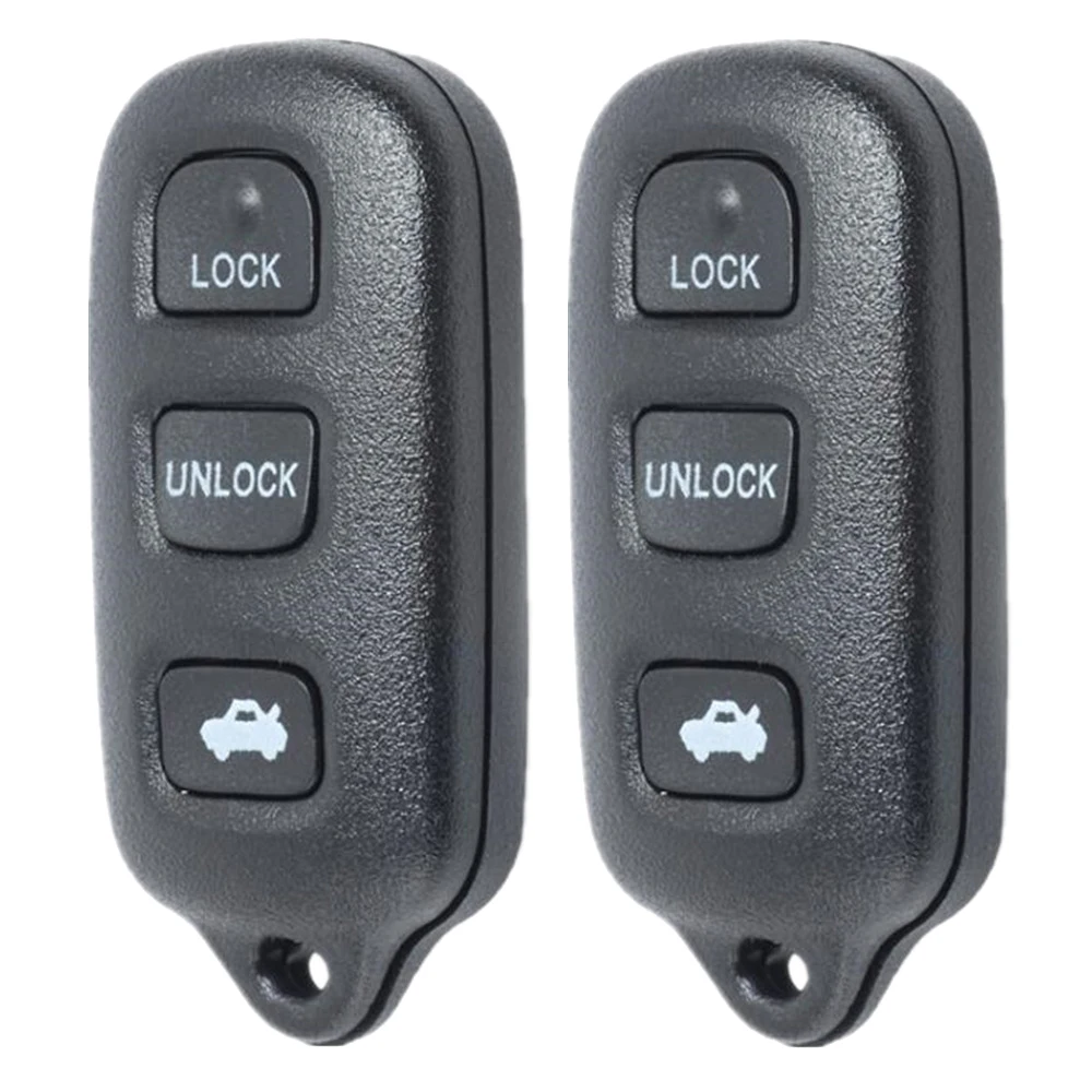 KEYECU 2 шт./лот 3 + 1 кнопки дистанционного ключа Fob для Toyota Camry 2002-2006 Solara 2002-2003 FCC ID: GQ43VT14T