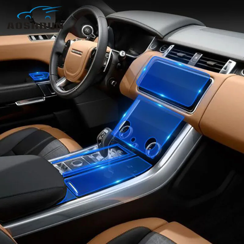 

Для Land Rover Range Rover 2018 наклейка для интерьера прозрачная защитная пленка автомобильные аксессуары