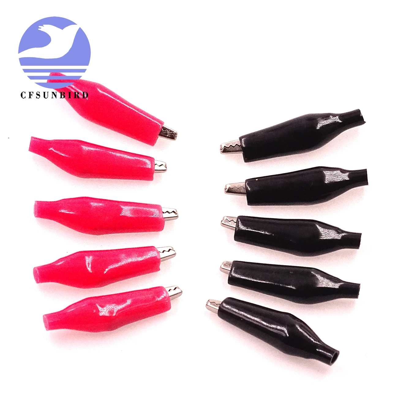 10 шт. 35 мм изолированный крокодил для аккумулятора Тестирование Зажим