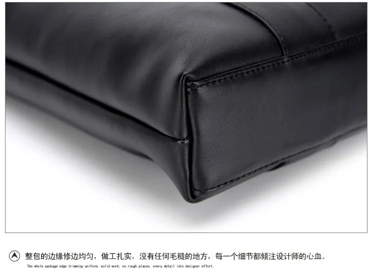 Большой портфель-унисекс офисная сумка для ноутбука стабильный характер |