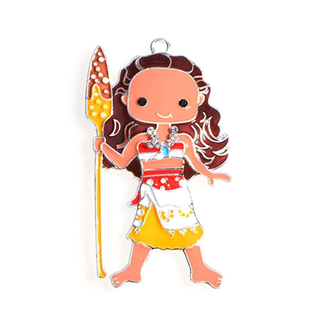 Эмалированная подвеска Elena of Avalor кавайная с подвеской в виде Моаны для девочек