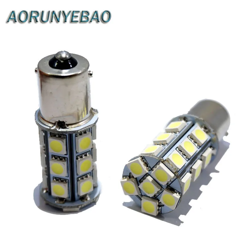 AOYUNYEBAO 2 шт. 1156 BA15S P21W 24 SMD 5050 Светодиодный светильник автомобильные лампы белый