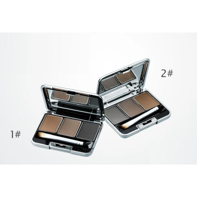 3 Color Eye Shadow Powder Long-Wear Brow Palette Delicateds Eyebrow Powders Palettes Natural Makeup S30 | Красота и здоровье