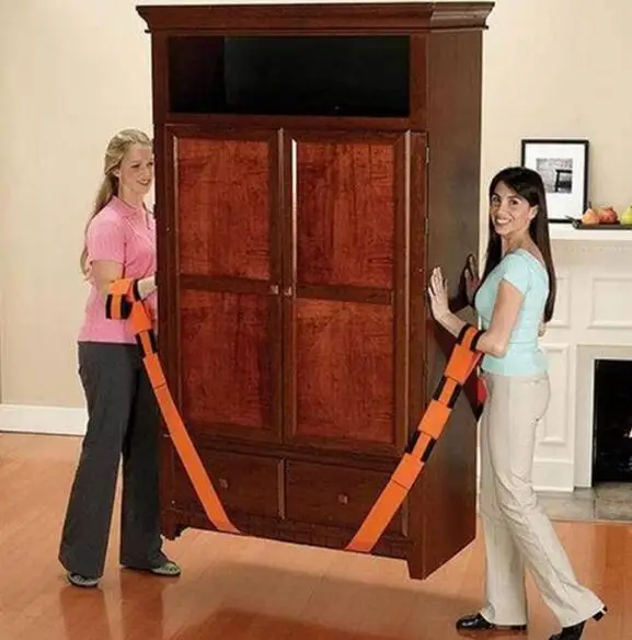 2 шт. Новый подъемный ремень мебельный транспортный на наручных ремнях ремни для