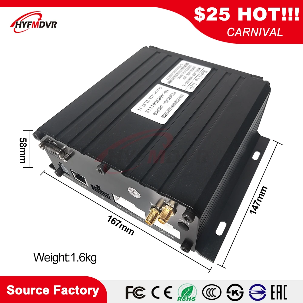 Заводская розетка SD + жесткий диск удаленный хост мониторинга AHD 960 P 1 3