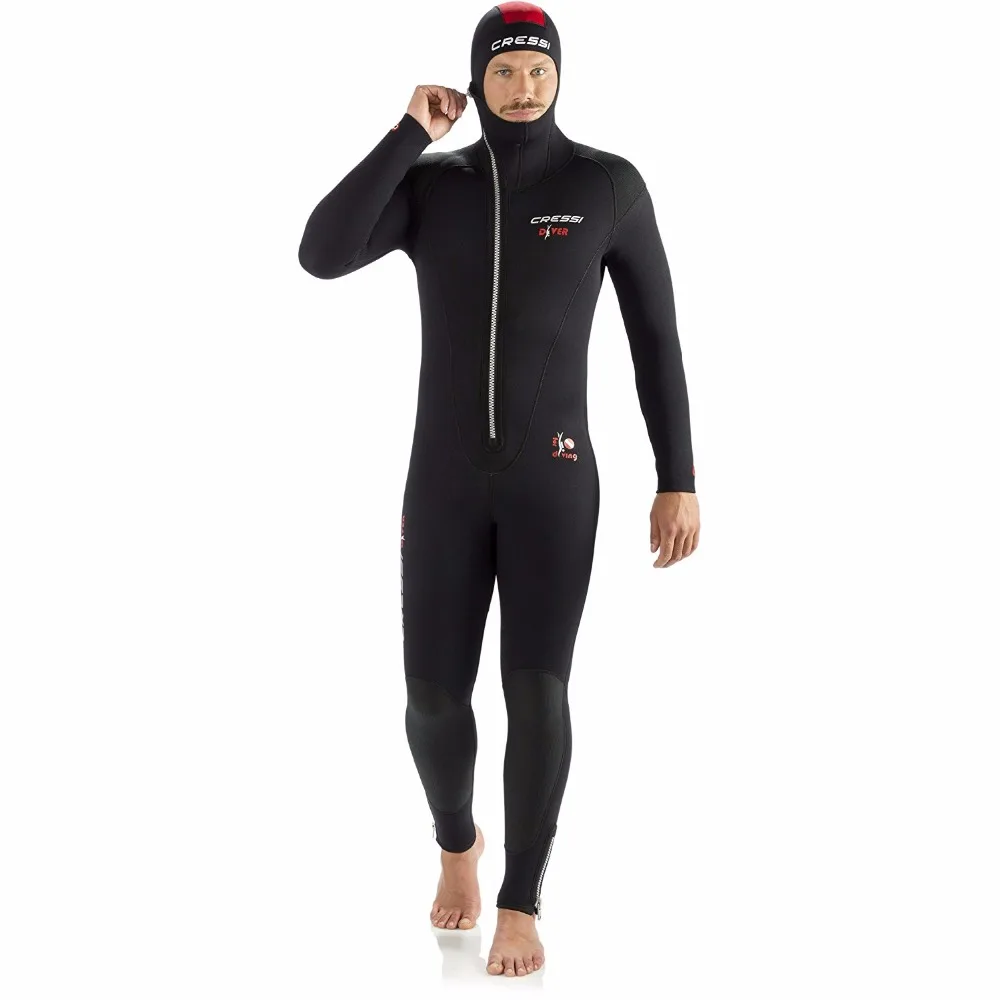 Cressi DIVER MAN 5 мм все-в-одном гидрокостюм для мужчин Профессиональный неопреновый гидрокостюм для подводного плавания для взрослых