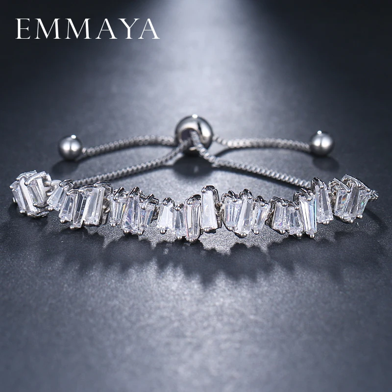 EMMAYA Модный женский браслет стразы с фианитами модные регулируемые браслеты