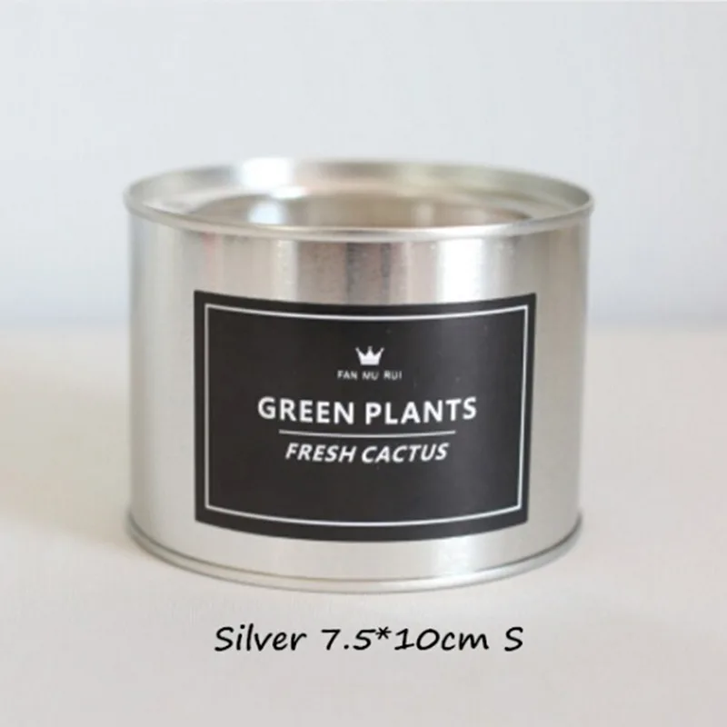 Жестяная металлическая горшочка для цветов креативная живопись Железный