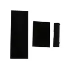 FZQWEG 10 комплектов запасные черные запоминающие карты дверь Слот крышка 3 части дверные крышки для консоли Nintendo Wii
