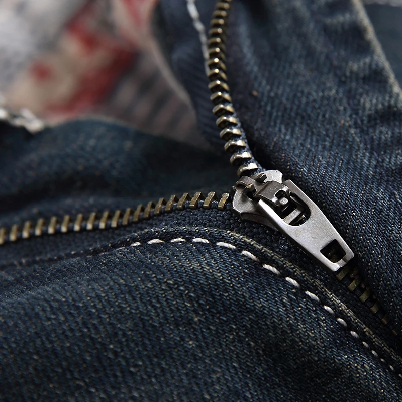 Новинка мужские рваные джинсы HMILY узкие брюки Мужская одежда эластичные