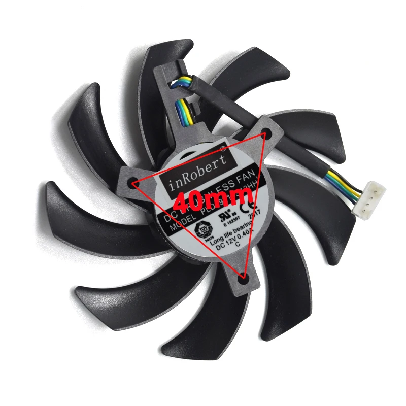 Вентилятор PLD09210B12HH PLD09210S12HH 4Pin кулер Замена для MSI GEFORCE GTX 1080 Ti Gaming X Trio видеокарты Охлаждающие вентиляторы