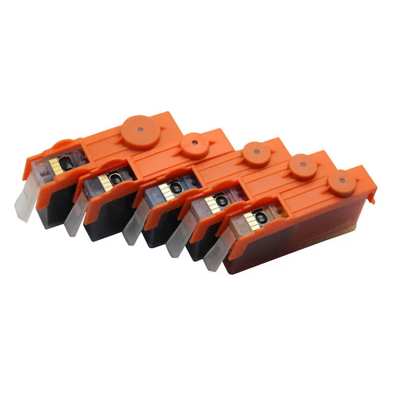 6x For hp178 178XL Refillable ink Cartridge for HP photosmart 5510 5515 6510 7510 B109a B109n B110a printer with chip 6 Black | Компьютеры