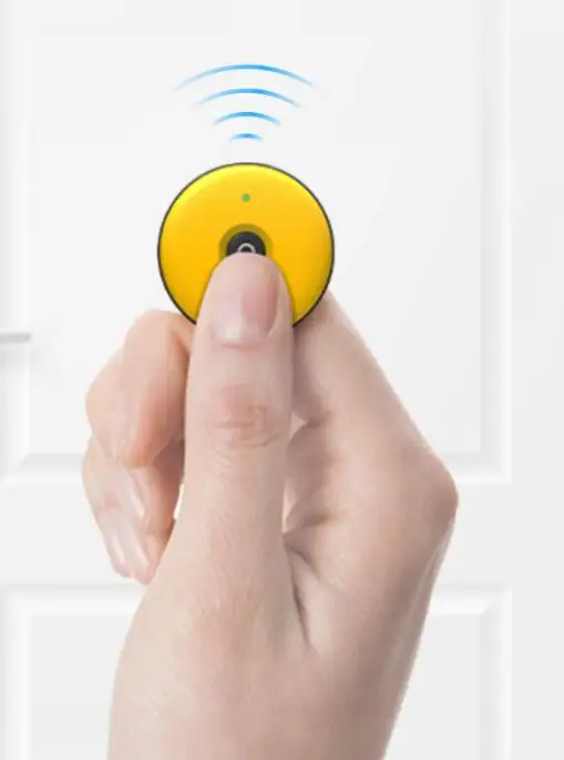 black colour key Xiao mi Sherlock Smart sticker S2 Smart Lock Инструкция по блокировке mi Home lock the Lock - Цвет: black colour key
