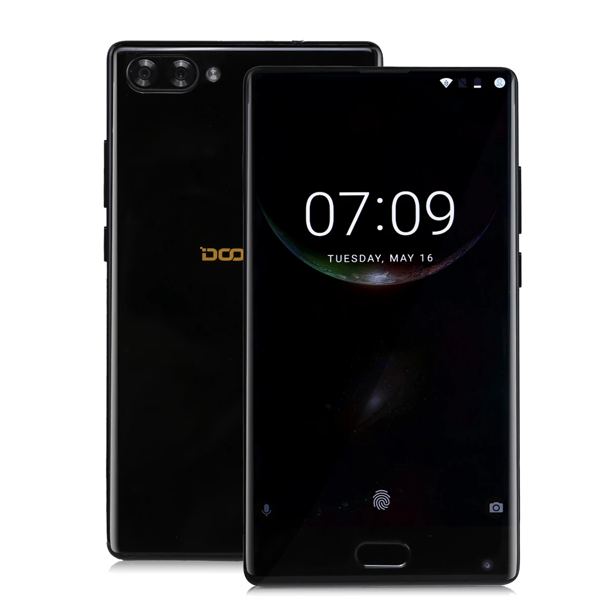 Doogee Mix 5 дюймов безрамочный 4G смартфон 4 Гб + 64 16MP двойная задняя камера Helio P25