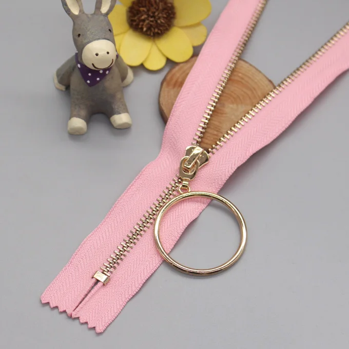 04 light pink 20cm 2 шт. 5# Закрытая сумка с металлическими молниями 20 см 25 см Экологичная молния для шитья брюк юбки DIY аксессуары для одежды для рукоделия KY2171 - Цвет: 04 light pink 20cm