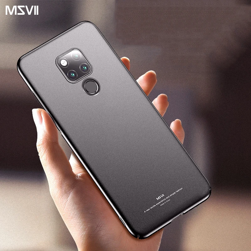 Чехлы для телефонов huawei mate 20 Pro X Msvii шикарный ультра тонкий жесткий поликарбонатный чехол-крышка для huawei mate 20 X Pro Чехол Корпус