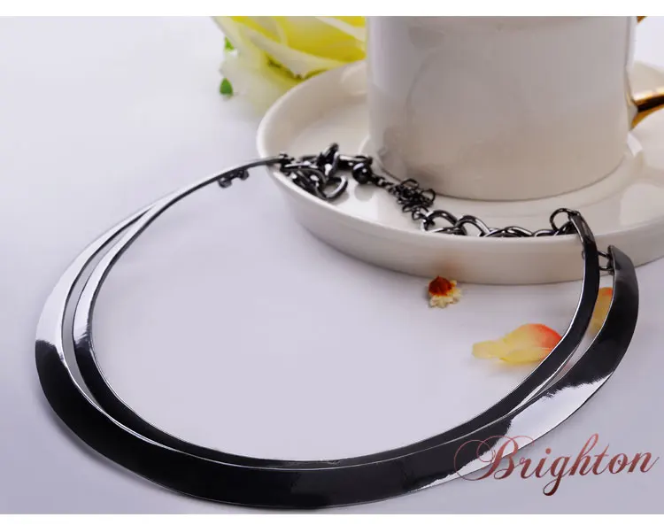 2015 New punk fashion zinc alloy necklace gift woman Europe and America Exaggerated Jewelry free shipping top sale | Украшения и