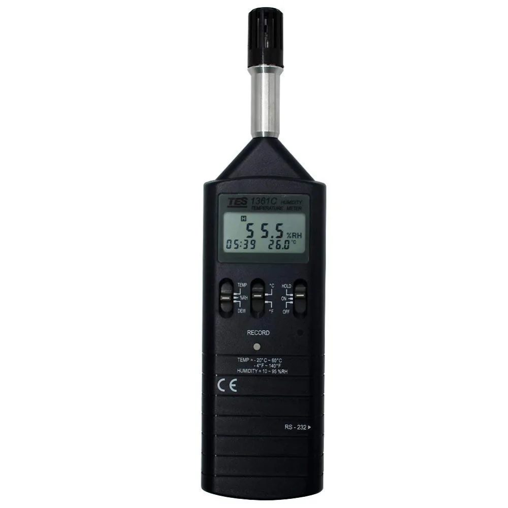 TES TES-1361C цифровой Datalogging влажности Температура метр TES1361C | Инструменты